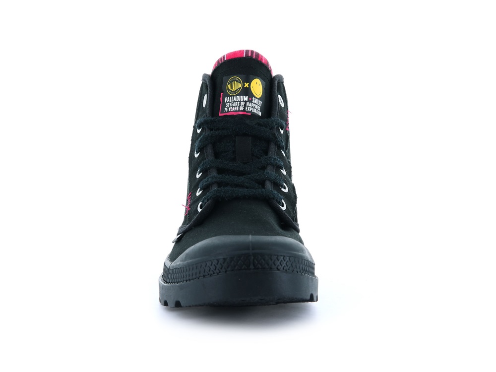 Botas Palladium PAMPA X SMILEY 1970 Hombre Negras | Costa Rica-68957